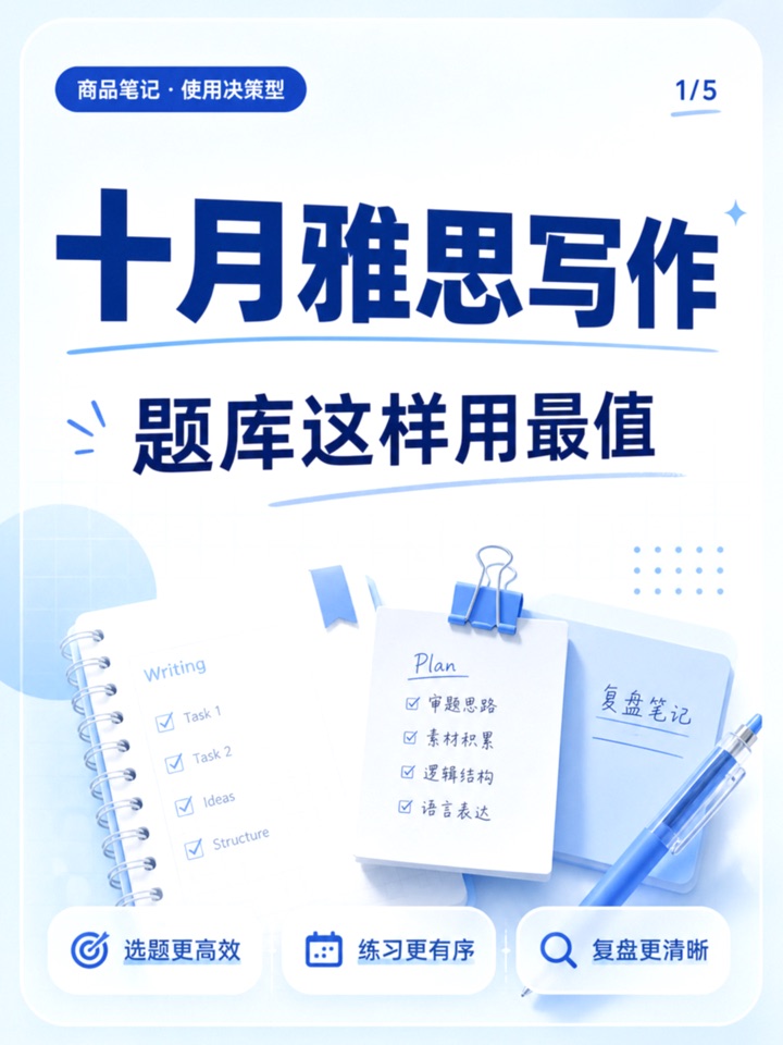 商品笔记 3真实封面：使用决策型